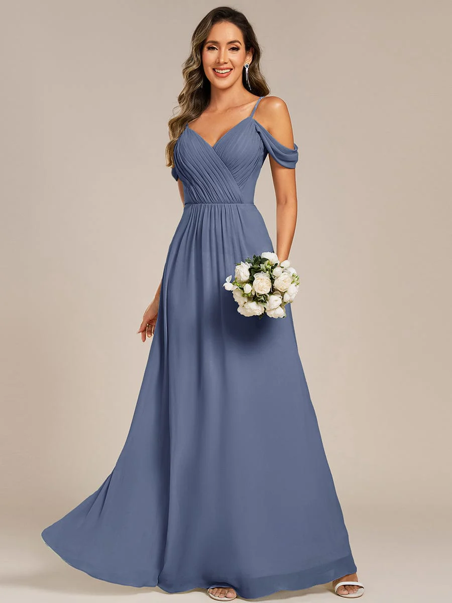 Backless See-through Bridesmaid Dress - Image 3