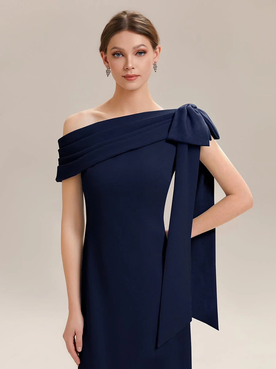 ever NOIR|Bow Knit Sleeveless Dress - Image 29