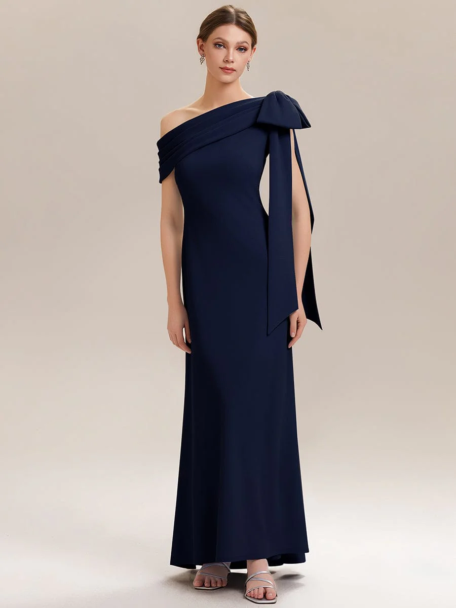 ever NOIR|Bow Knit Sleeveless Dress - Image 31
