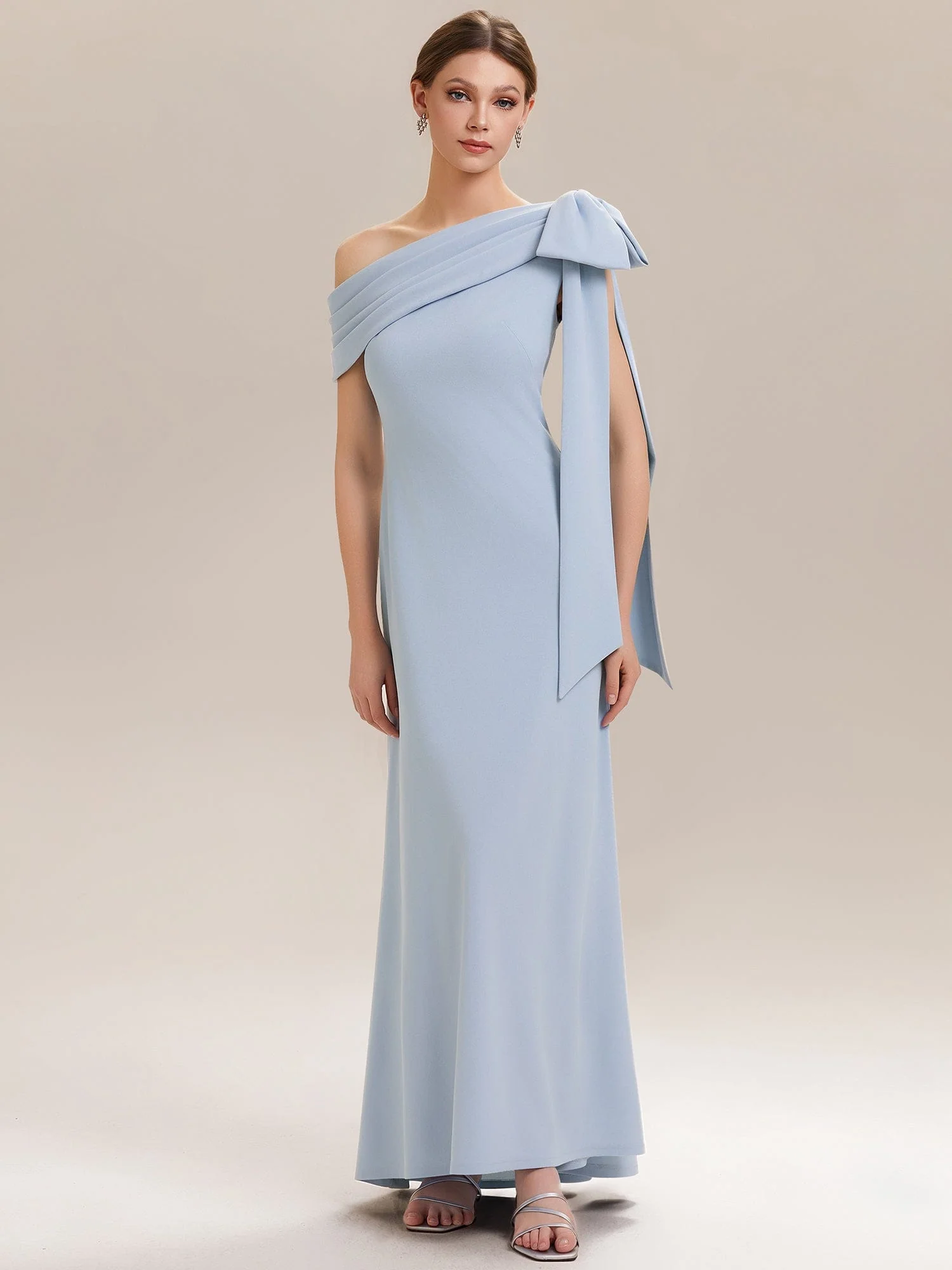 ever NOIR|Bow Knit Sleeveless Dress - Image 39
