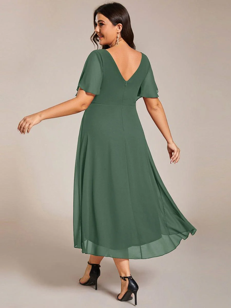 ever FAYE|Chic V Neck High-Low Evening Dress - Image 161