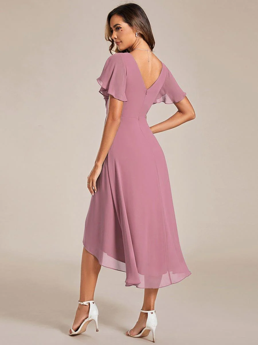 ever FAYE|Chic V Neck High-Low Evening Dress - Image 62