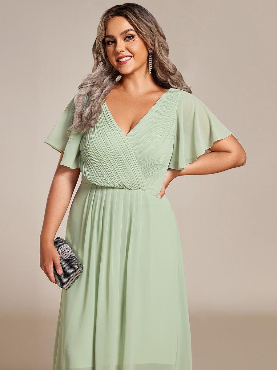 ever FAYE|Chic V Neck High-Low Evening Dress - Image 88