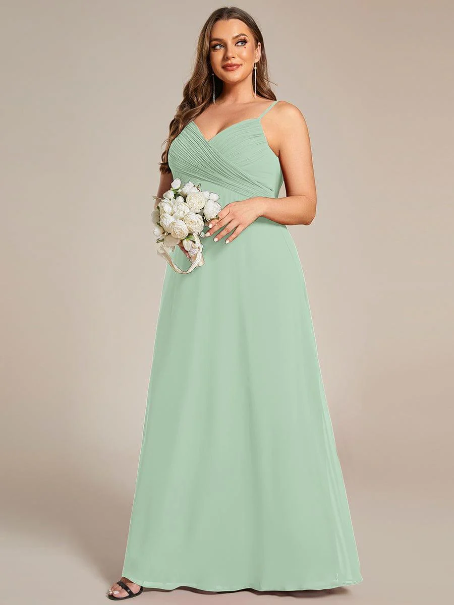 ever NOVA|Sweetheart Draped Back Floor Length Bridesmaid Dress - Image 51