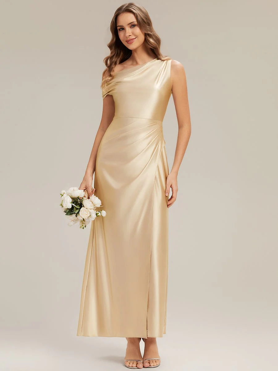 ever OPAL|Convertible Satin Drop Shoulder Sleeve Dress - Image 8