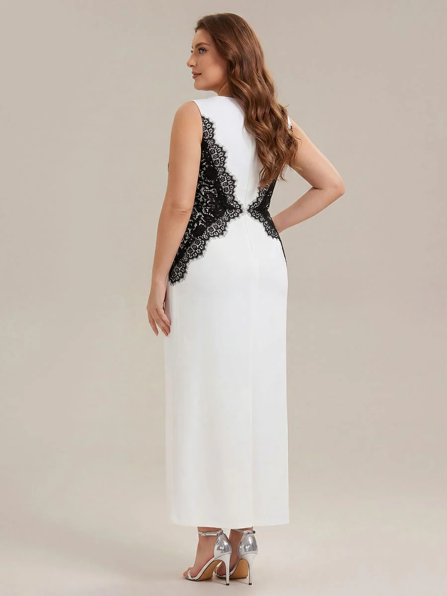 ever IVORY|Cut-Out Detail Knit Sleeveless Dress - Image 17