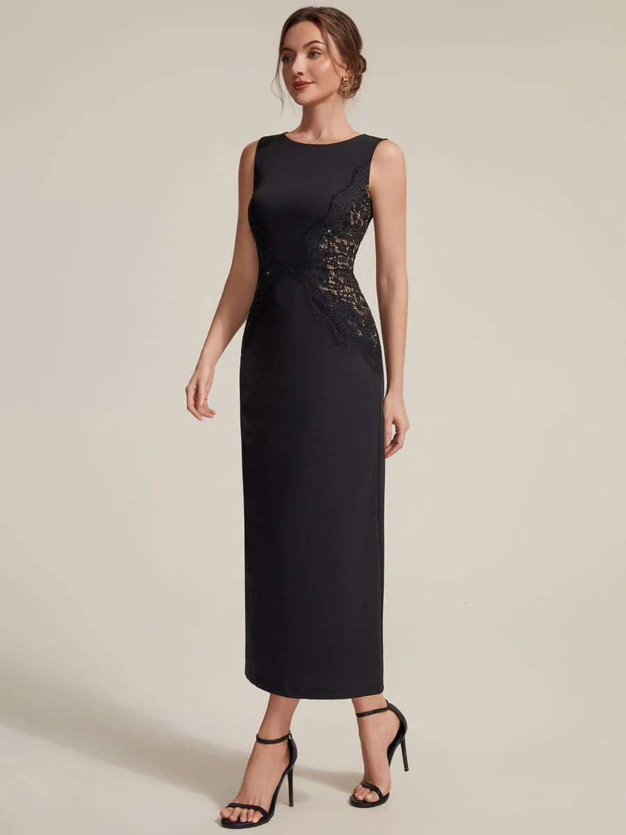 ever IVORY|Cut-Out Detail Knit Sleeveless Dress - Image 27