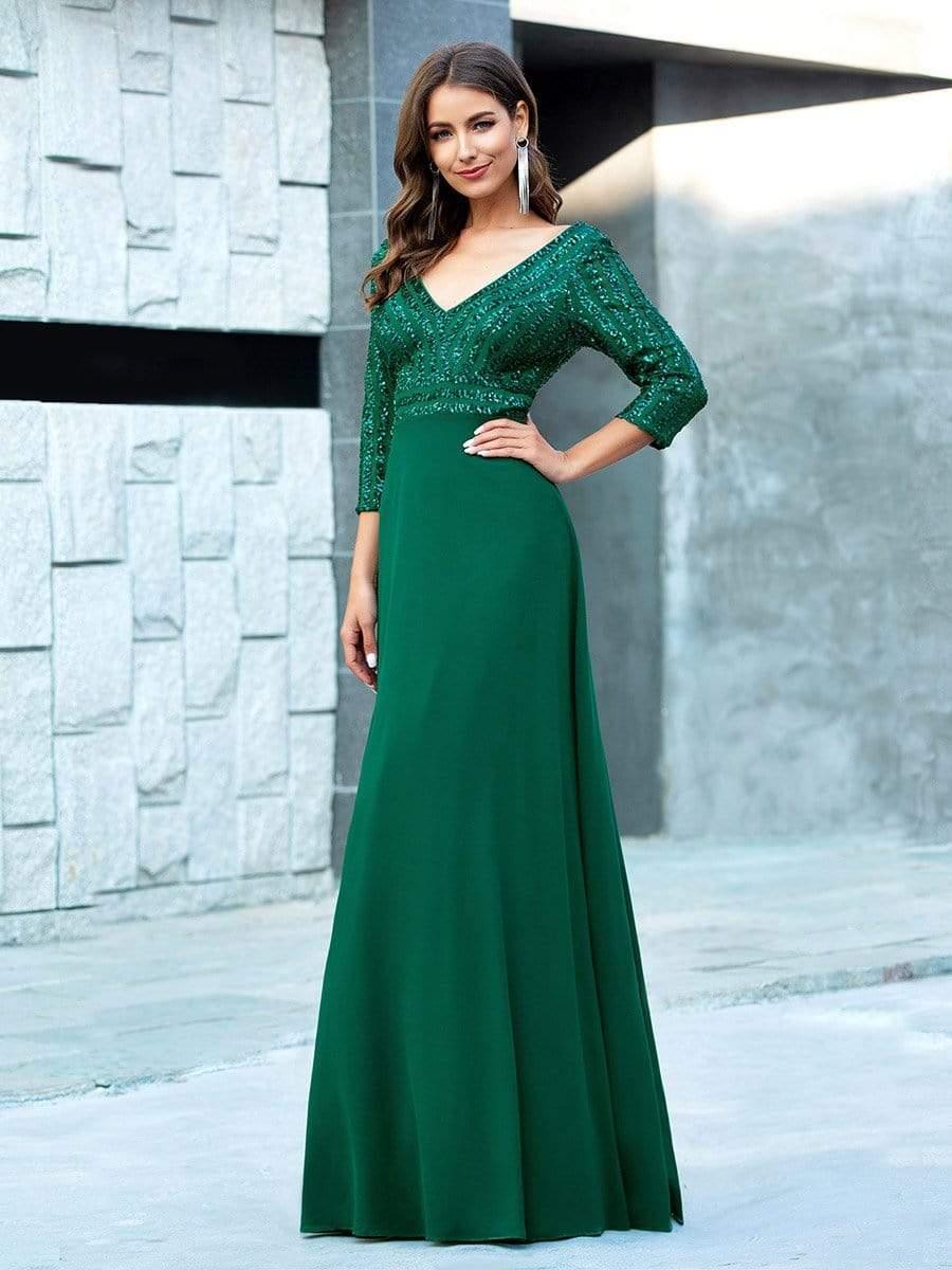 Dark Green Concert Dresses - Image 39