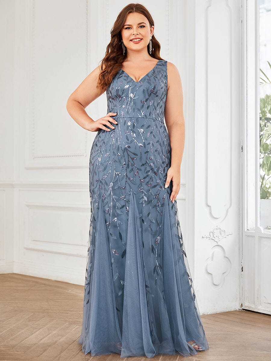 Top Picks Dusty Blue Bridesmaid Gowns - Image 151
