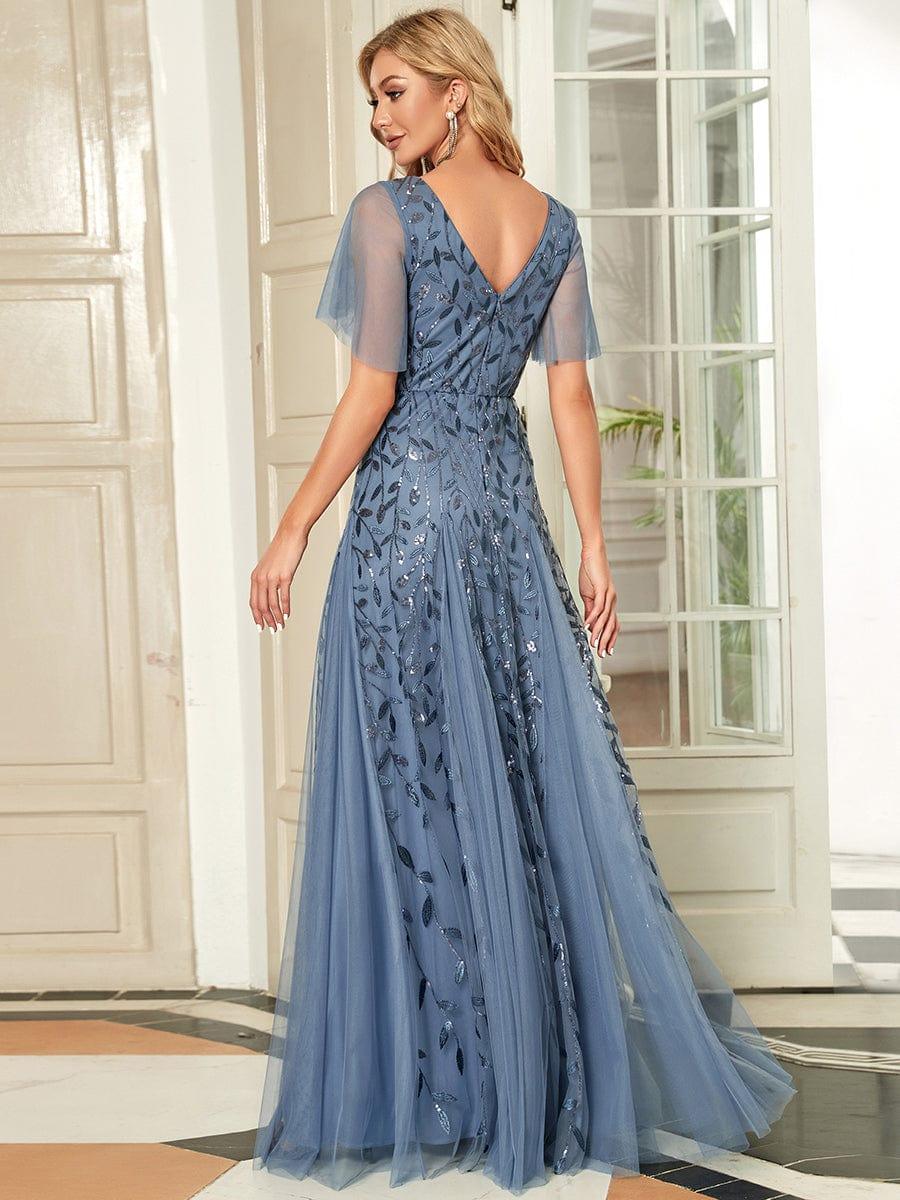 Dusty Blue Concert Dresses - Image 93