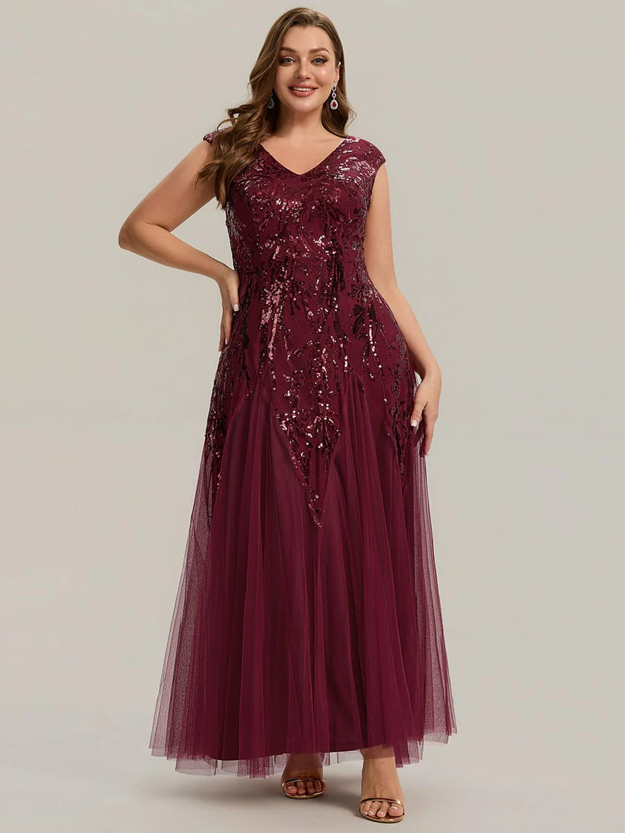 ever FREYA|Embroidered Sequin Cap Sleeve Dress - Image 109