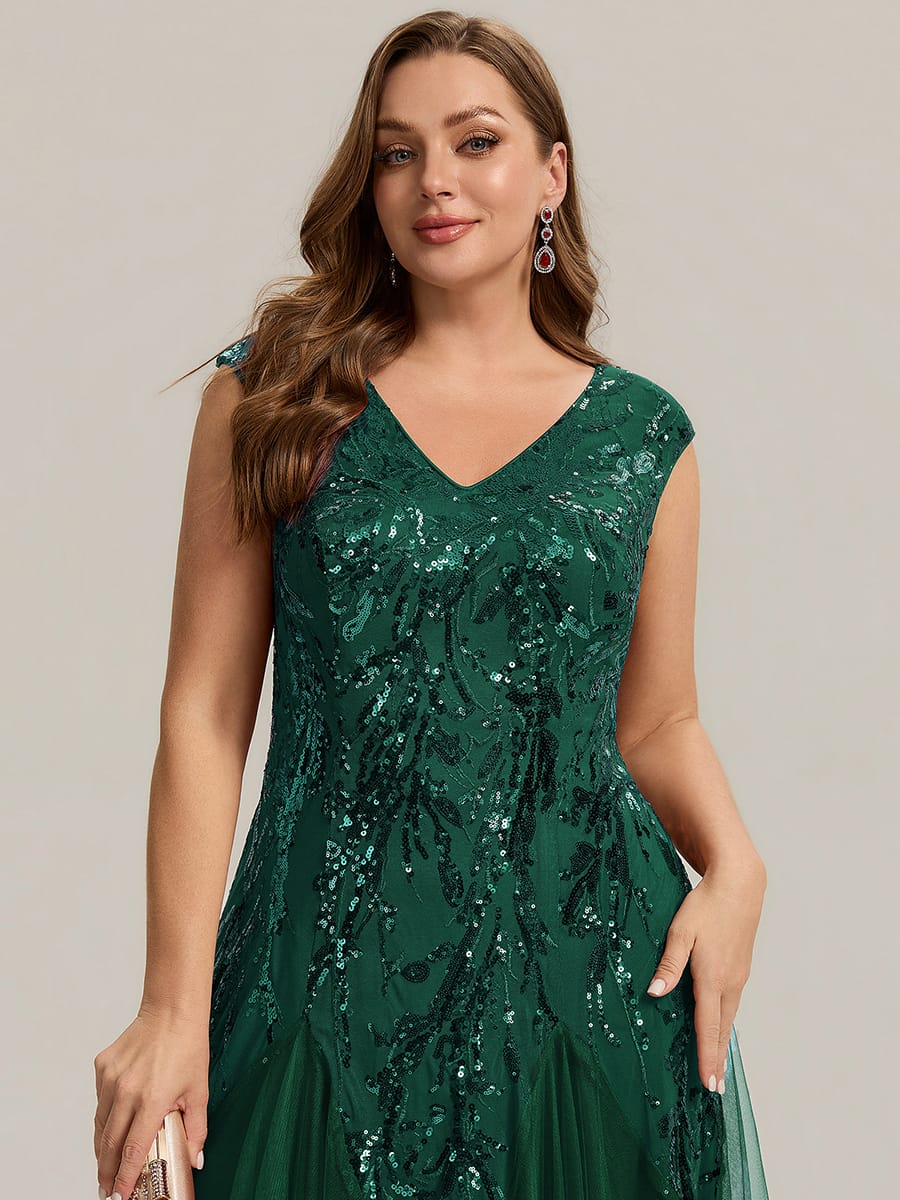 ever FREYA|Embroidered Sequin Cap Sleeve Dress - Image 123