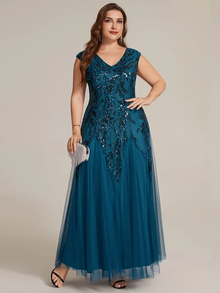 ever FREYA|Embroidered Sequin Cap Sleeve Dress - Image 142