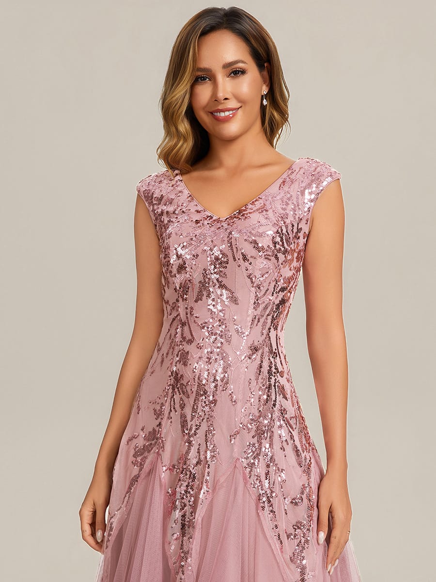 ever FREYA|Embroidered Sequin Cap Sleeve Dress - Image 148