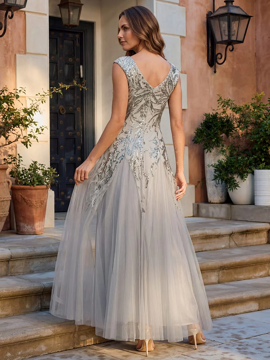 ever FREYA|Embroidered Sequin Cap Sleeve Dress - Image 157