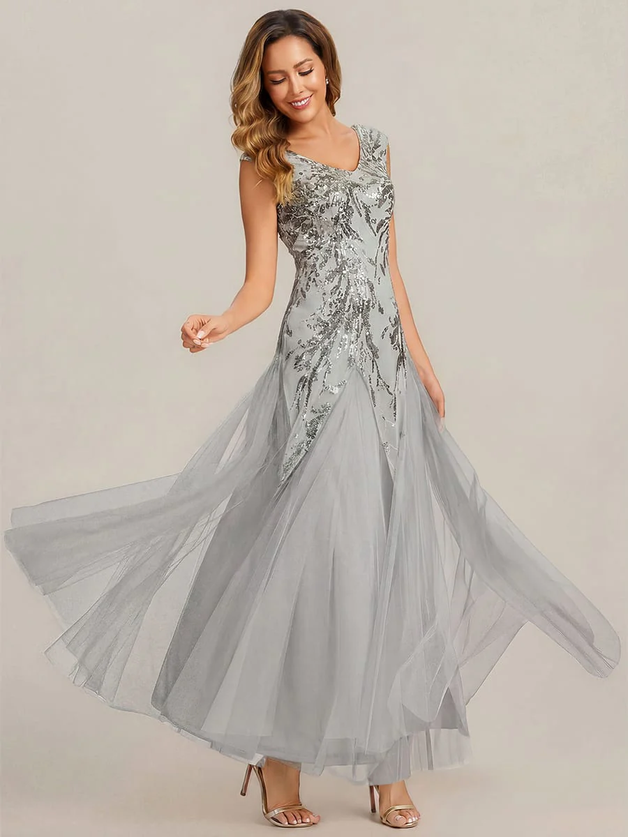 ever FREYA|Embroidered Sequin Cap Sleeve Dress - Image 158