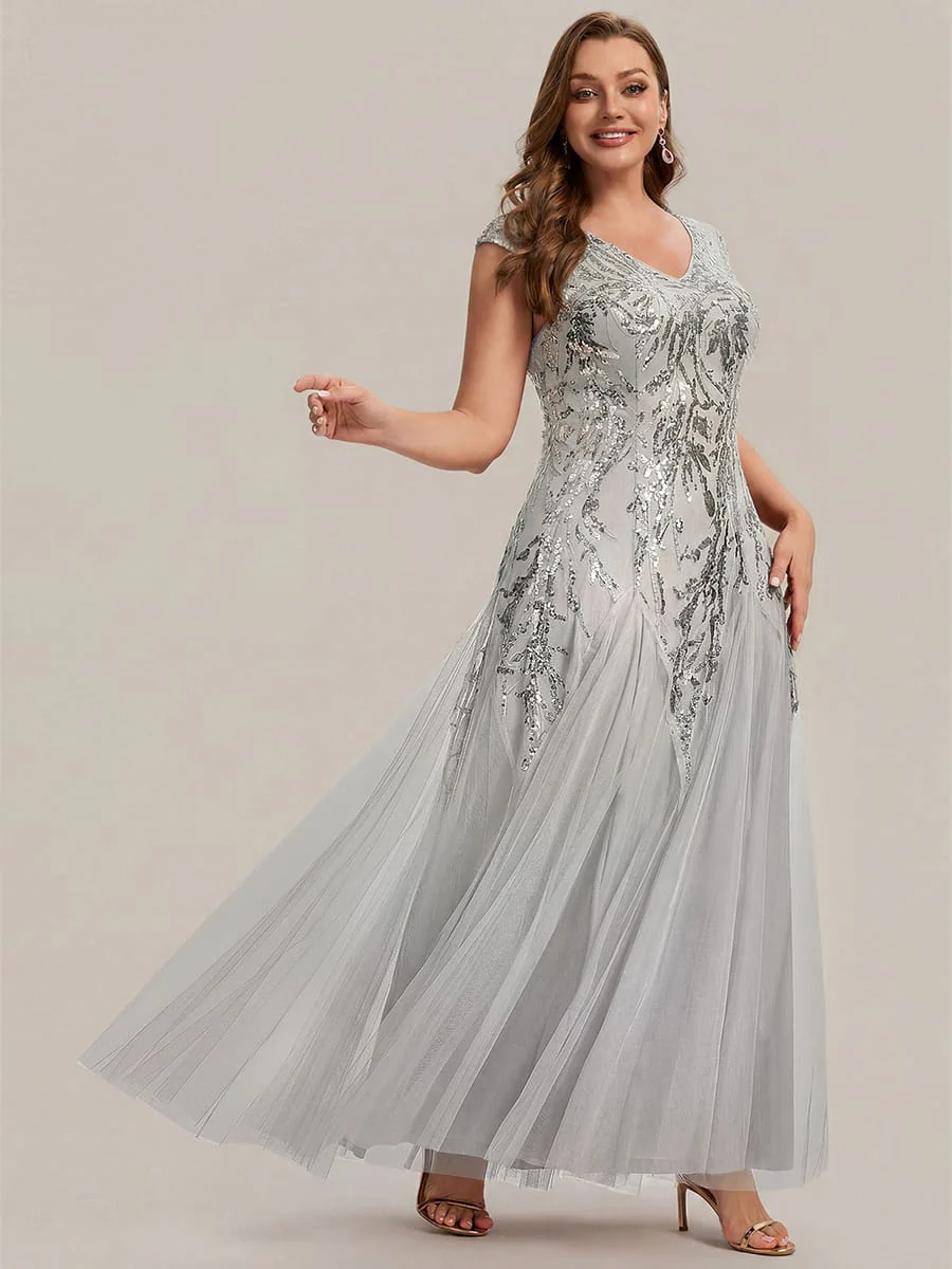 ever FREYA|Embroidered Sequin Cap Sleeve Dress - Image 164