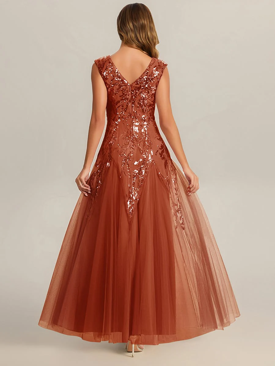 ever FREYA|Embroidered Sequin Cap Sleeve Dress - Image 168