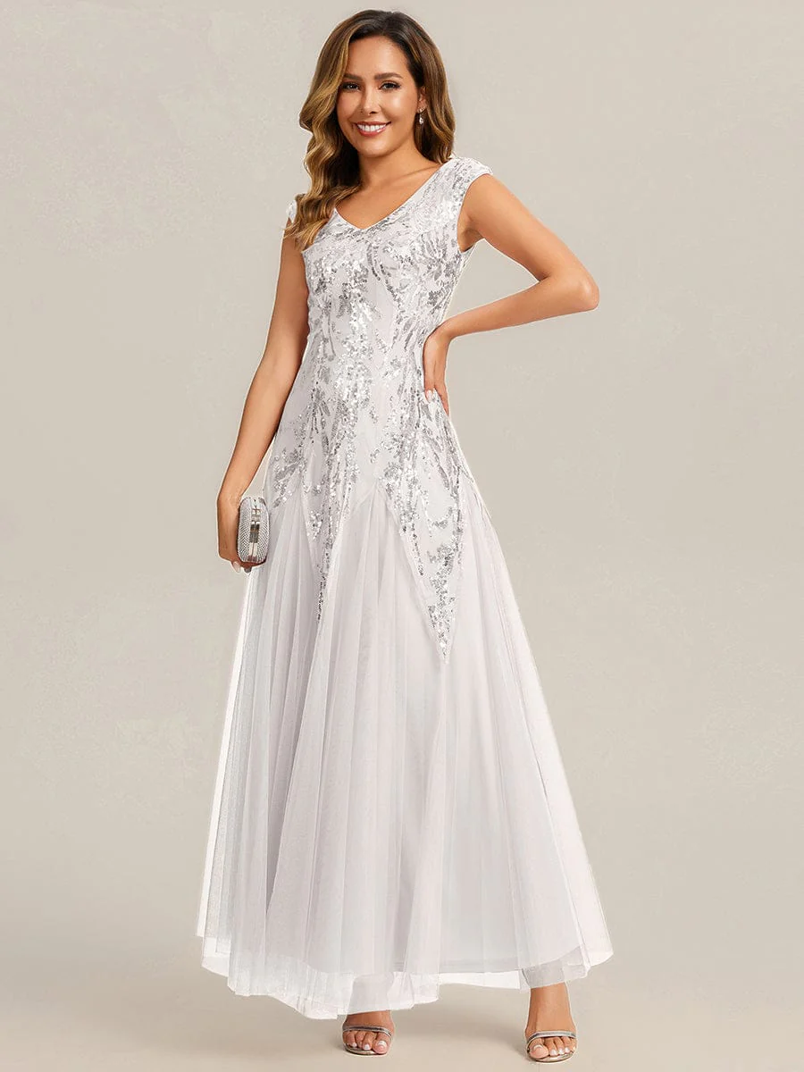 ever FREYA|Embroidered Sequin Cap Sleeve Dress - Image 49