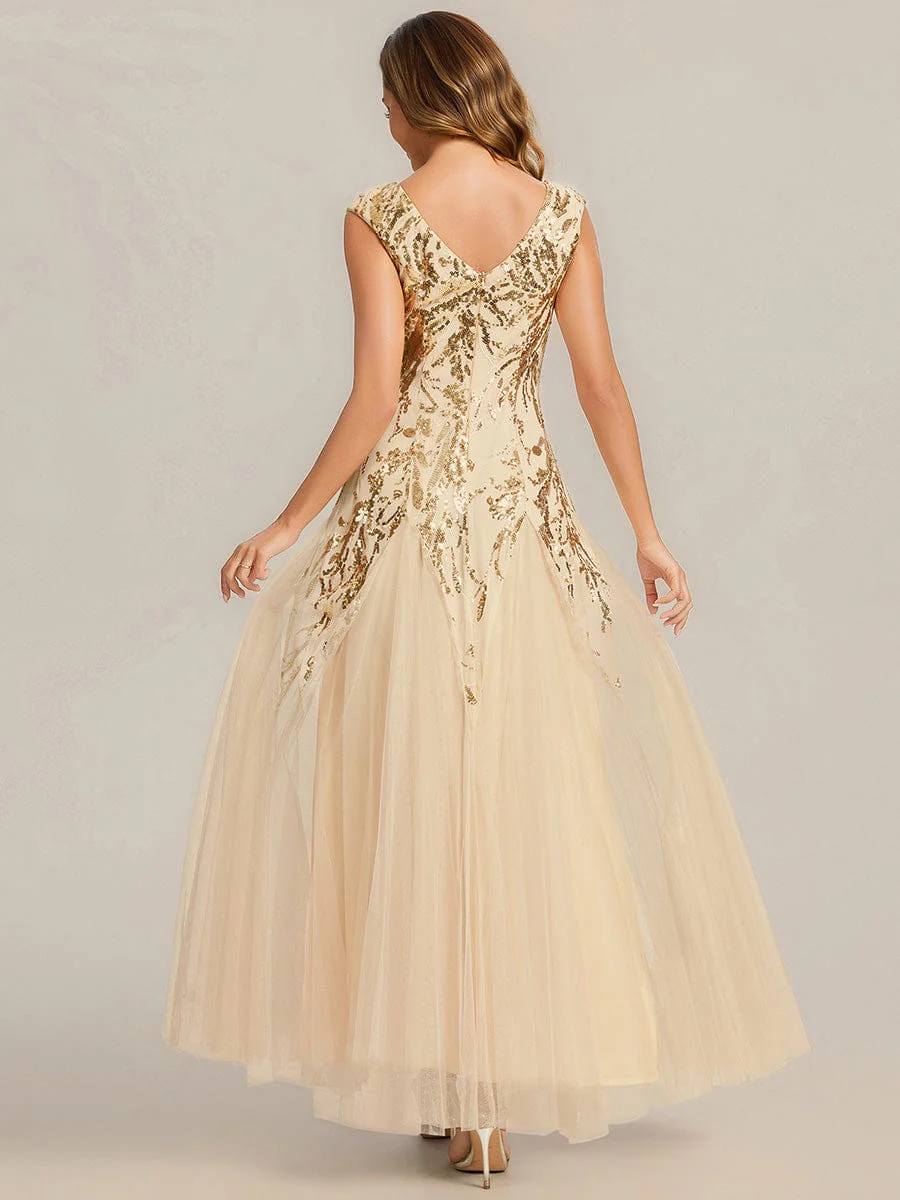 ever FREYA|Embroidered Sequin Cap Sleeve Dress - Image 59