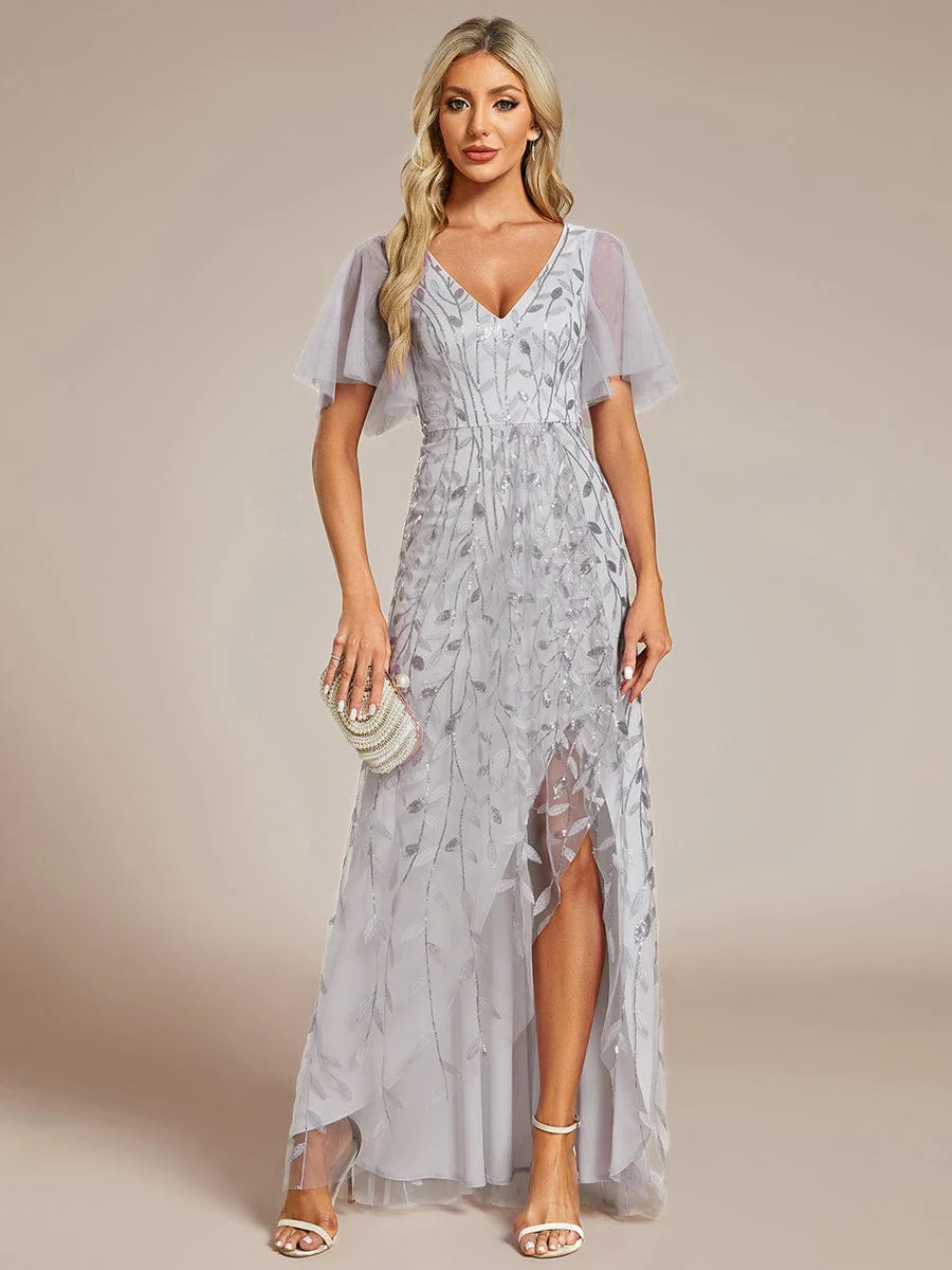ever ALIX|V-Neck Sequined Mother of The Bride Dresses - Image 118