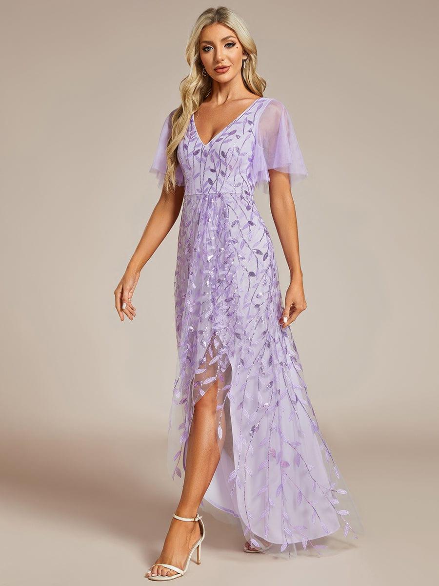 ever ALIX|V-Neck Sequined Mother of The Bride Dresses - Image 43