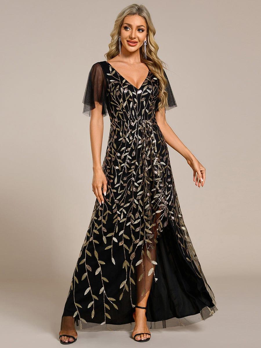 ever ALIX|V-Neck Sequined Mother of The Bride Dresses - Image 93