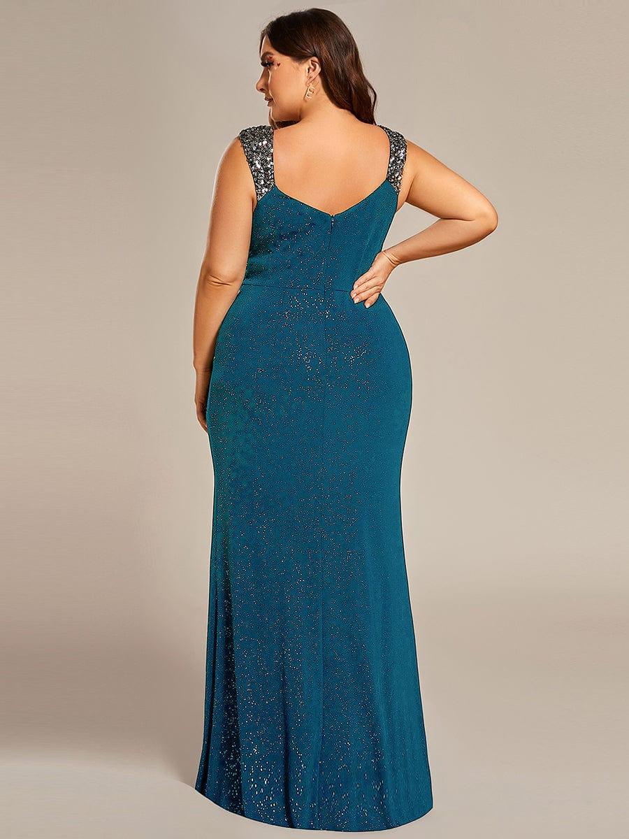 ever NOIRE|Elegant Sequin Mother of The Bride Dress - Image 30