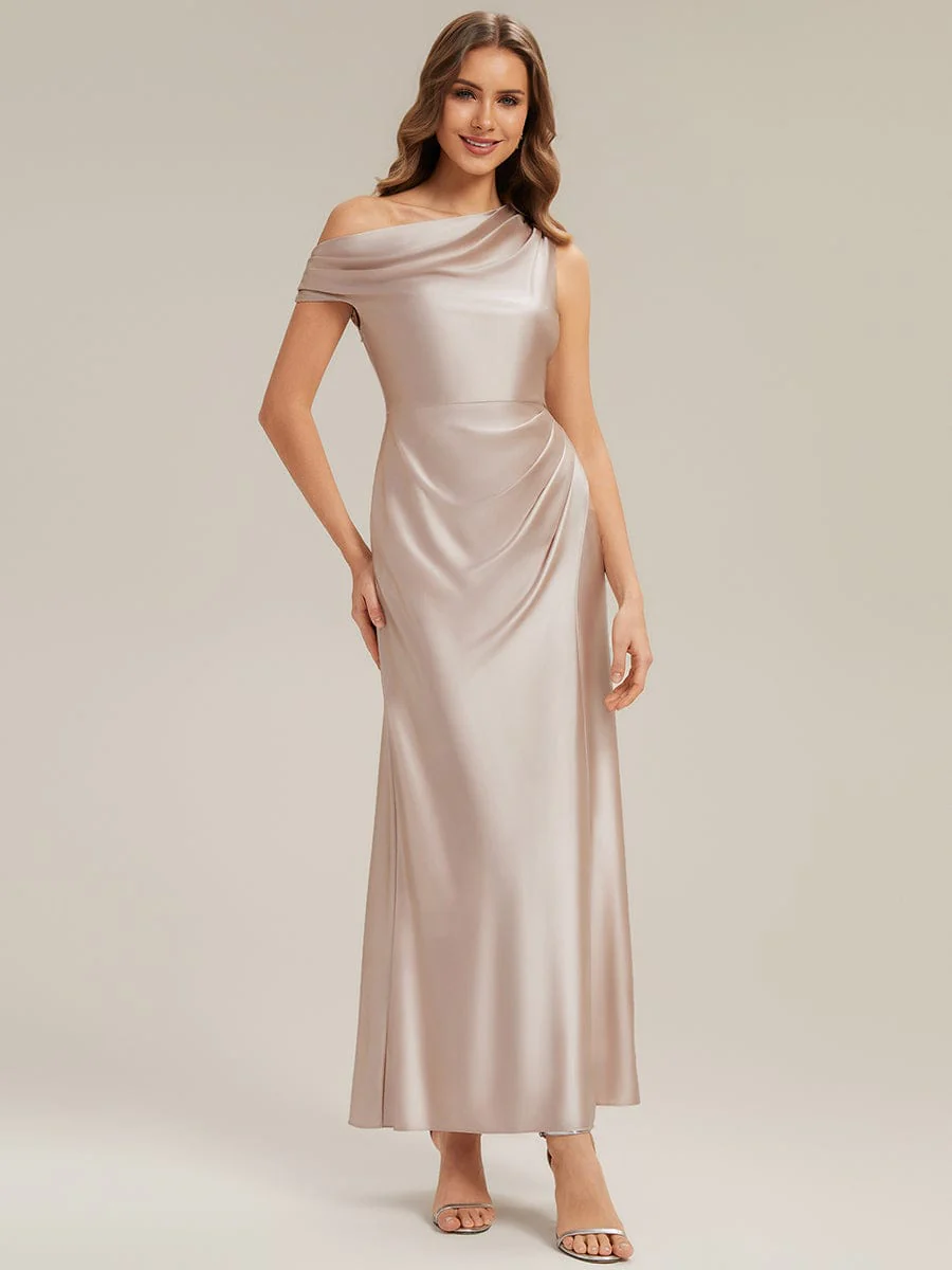 ever OPAL|Convertible Satin Drop Shoulder Sleeve Dress - Image 21