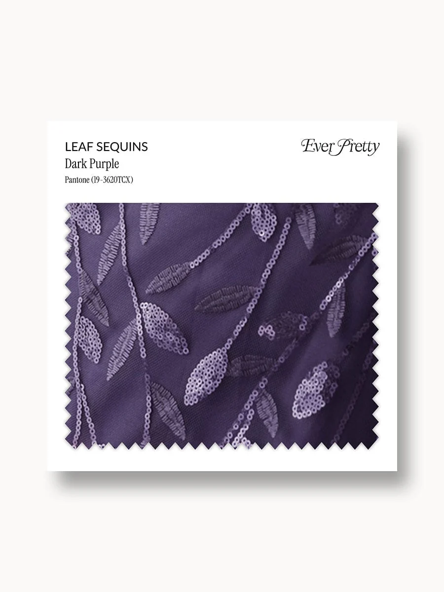 Ever-Pretty Leaf Sequin Swatch - Image 13