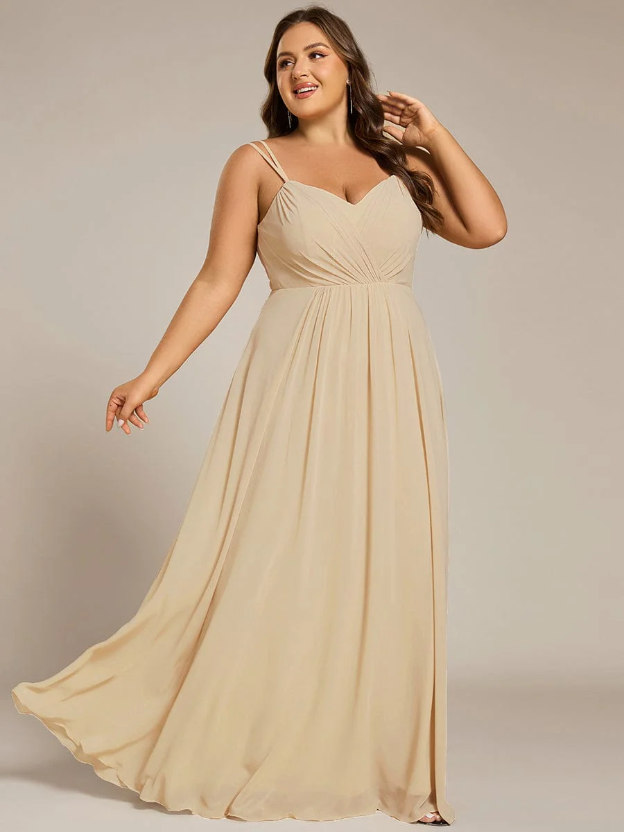 ever RUBY|Multiway Chiffon and Lace Open Back Bridesmaid Dress with Spaghetti Straps - Image 128