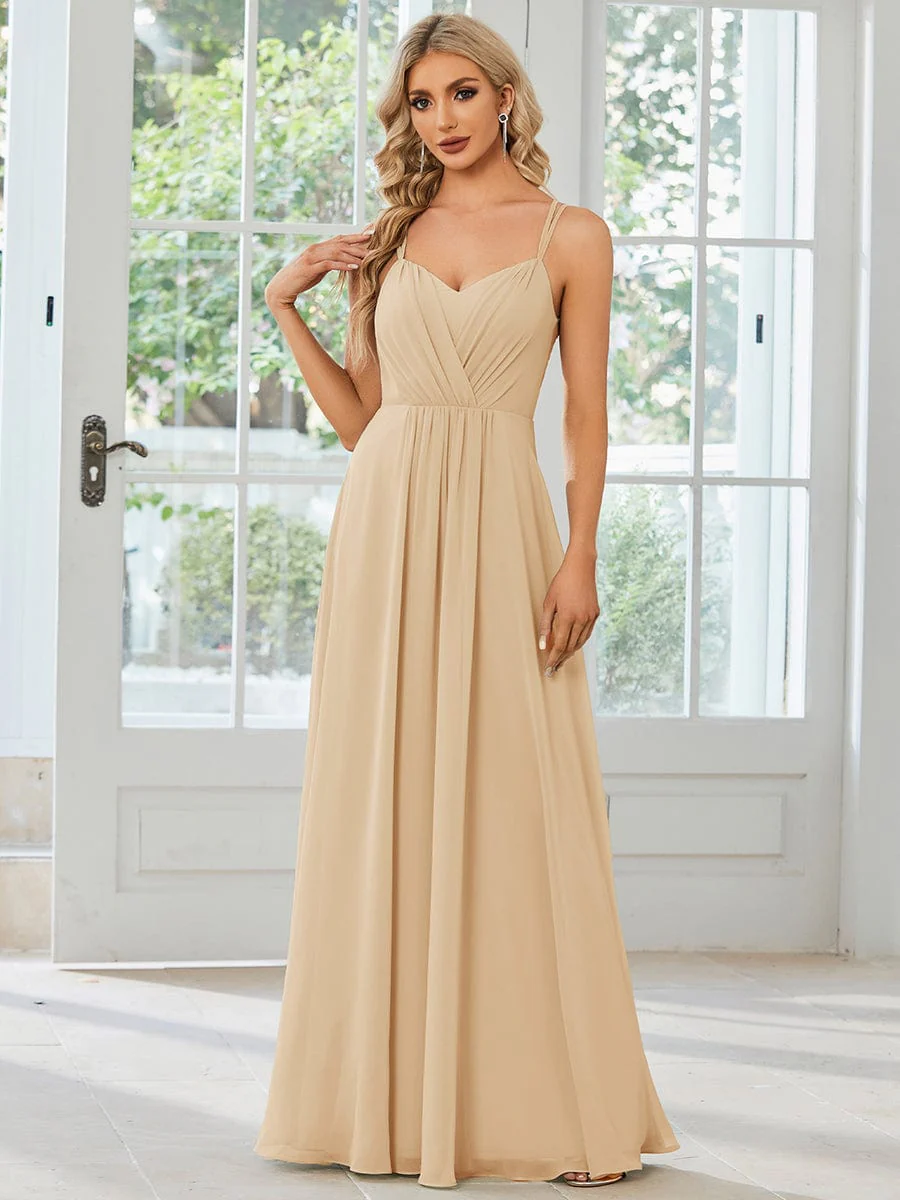 ever RUBY|Multiway Chiffon and Lace Open Back Bridesmaid Dress with Spaghetti Straps - Image 119