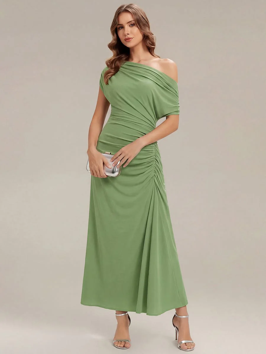 High Stretch Drop Shoulder Sleeve Dress - Image 10