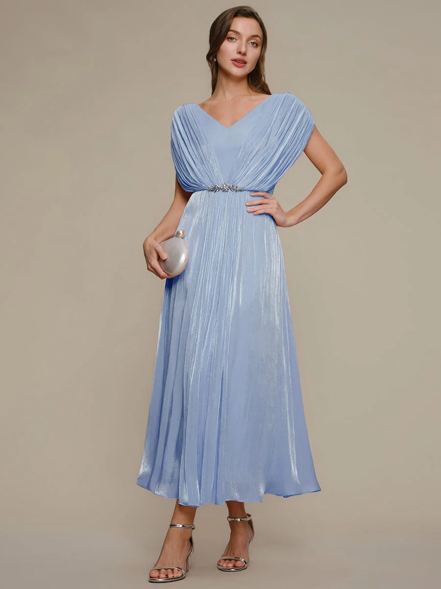 Flowing Ribbons Sea-island filament fabircs Batwing Sleeve Dress - Image 6