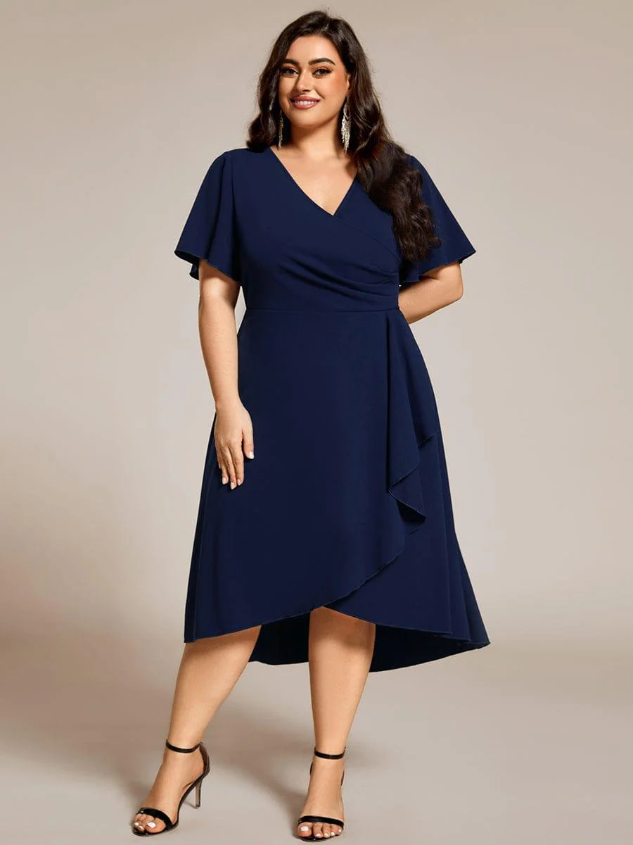 ever FALLON|High Stretch Midi Wedding Guest Dress - Image 26