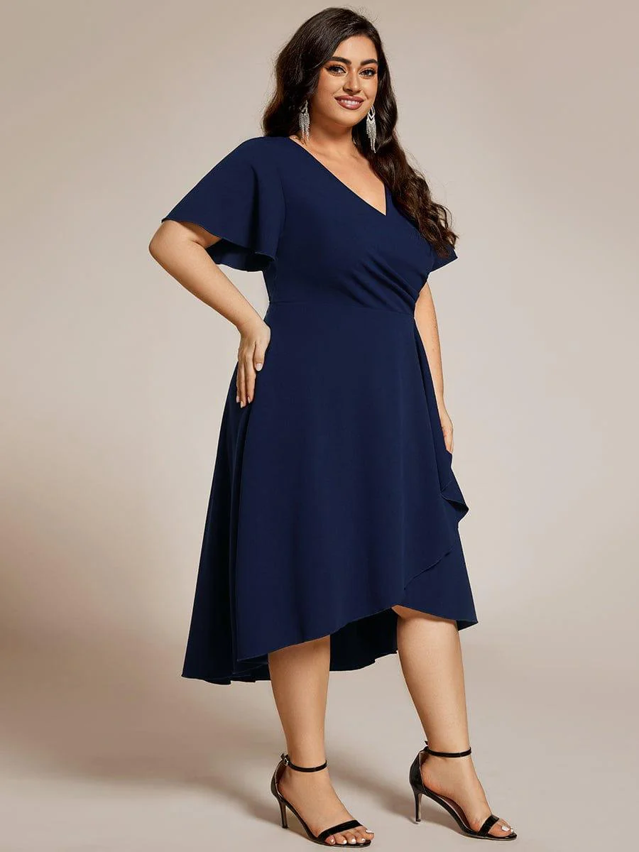 ever FALLON|High Stretch Midi Wedding Guest Dress - Image 29