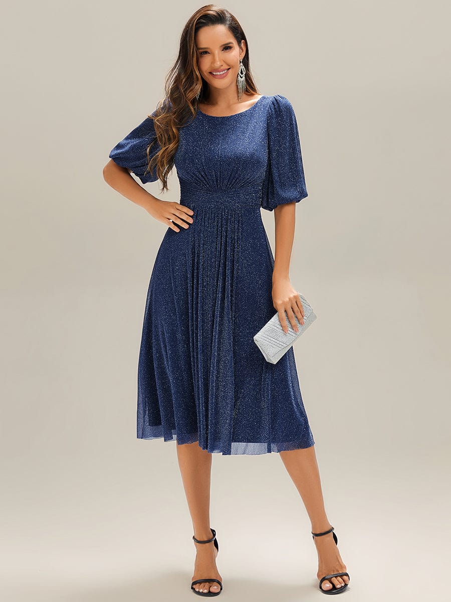 ever MARIS|Knit Half Sleeve Wedding Guest Dress - Image 14