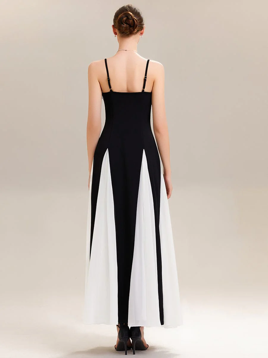 ever IVOIRE|Knit Sleeveless A-Line Dress - Image 3