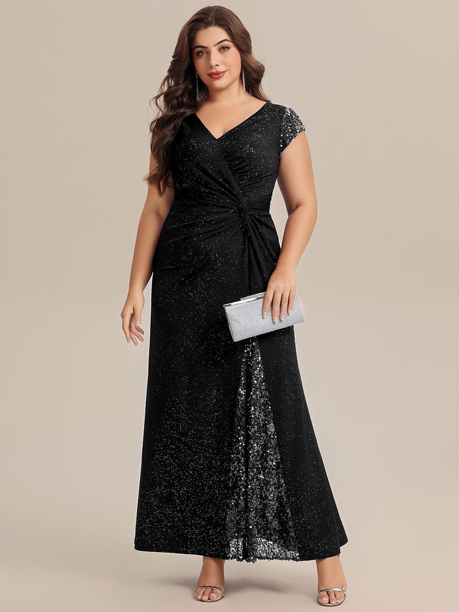 ever KAIA|Knotted Knit Cap Sleeve Dress - Image 10