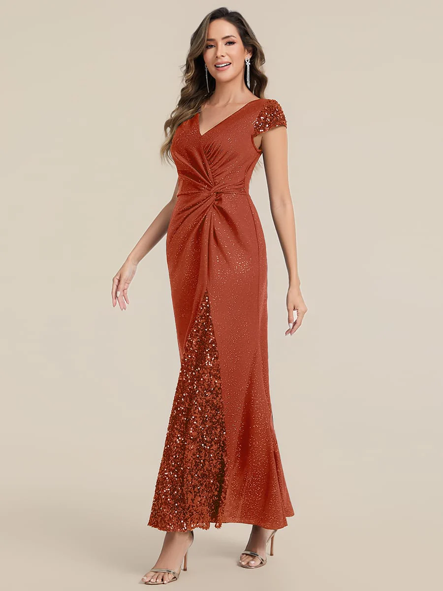 ever KAIA|Knotted Knit Cap Sleeve Dress - Image 83