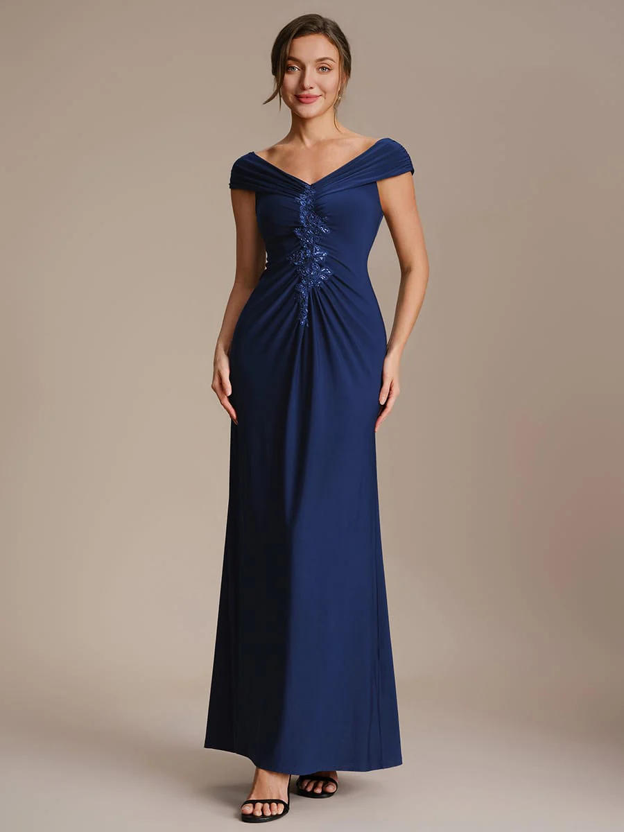 Multi-way Jersey Off-the-shoulder Sleeve Dress