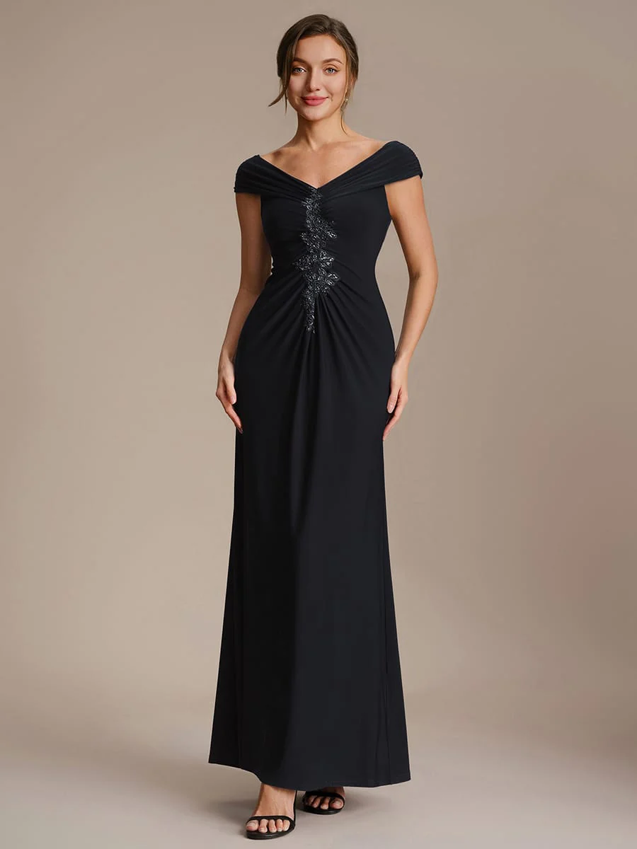 Multi-way Jersey Off-the-shoulder Sleeve Dress - Image 20