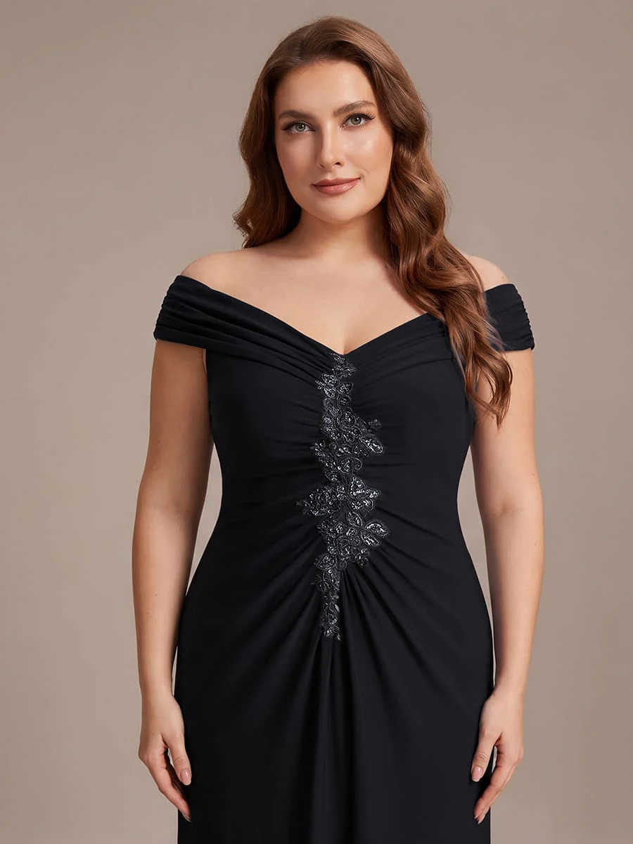Multi-way Jersey Off-the-shoulder Sleeve Dress - Image 29