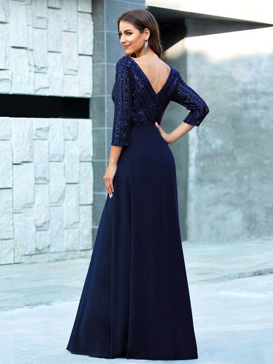 Navy Blue Concert Dresses - Image 67