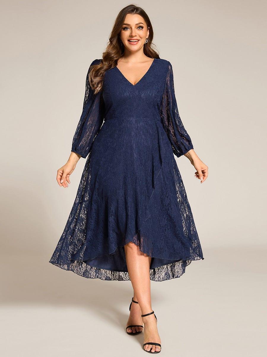 ever CAMILLE|Romantic High-Low Lace Wedding Guest Dress(Final Sale) - Image 30