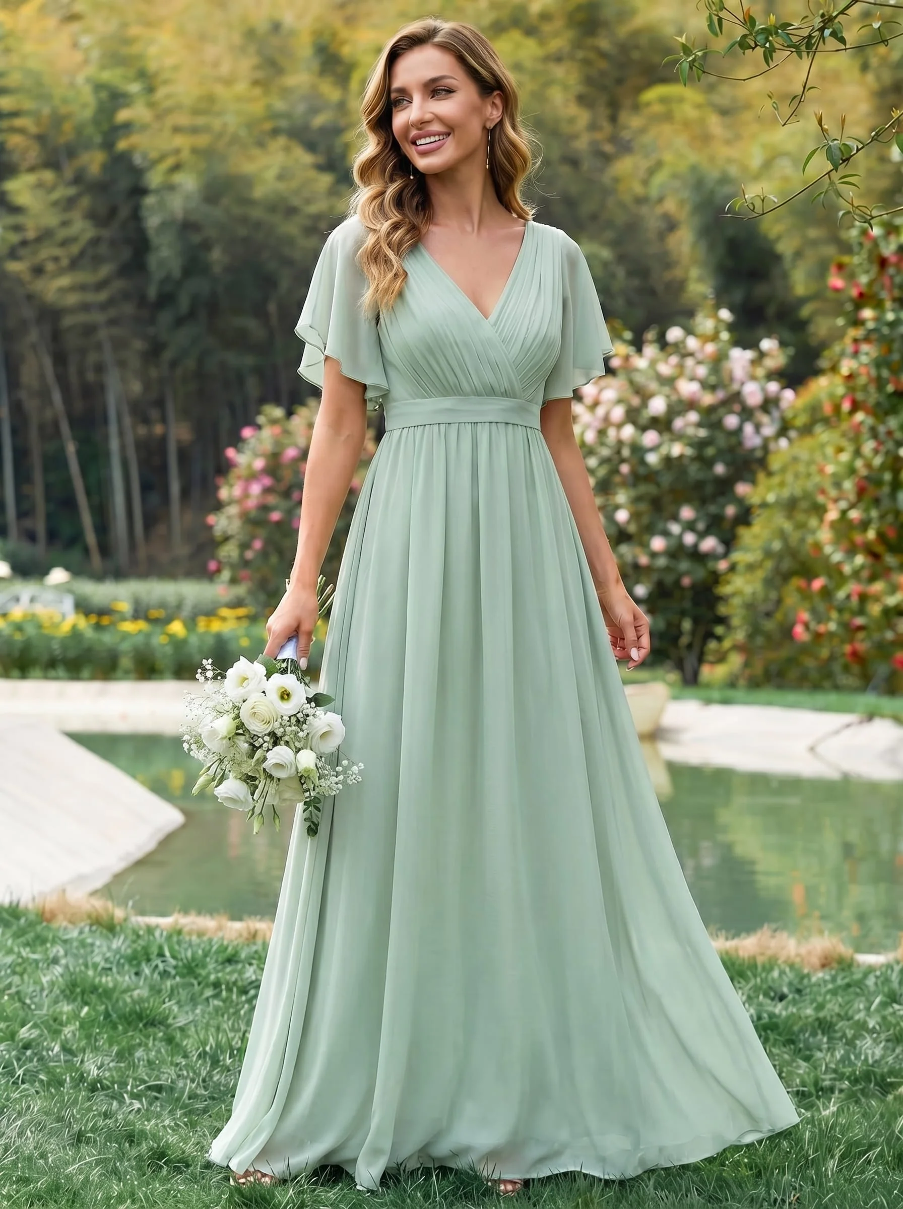Top Picks Sage Green Bridesmaid Dresses - Image 13