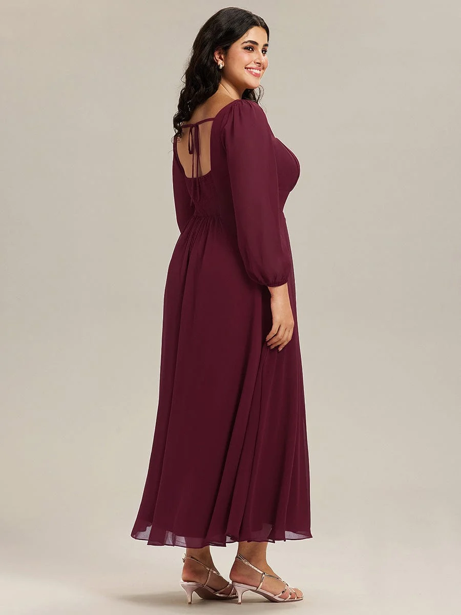 ever LYDIA|Chiffon Lantern Sleeve Maxi Dress - Image 17
