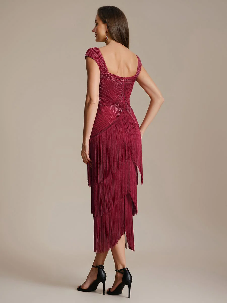 ever LUMINE|See-through Sequin Sleeveless Dress - Image 13