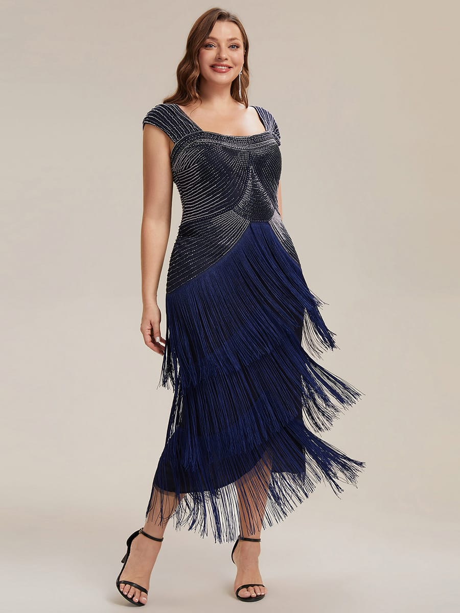ever LUMINE|See-through Sequin Sleeveless Dress - Image 50