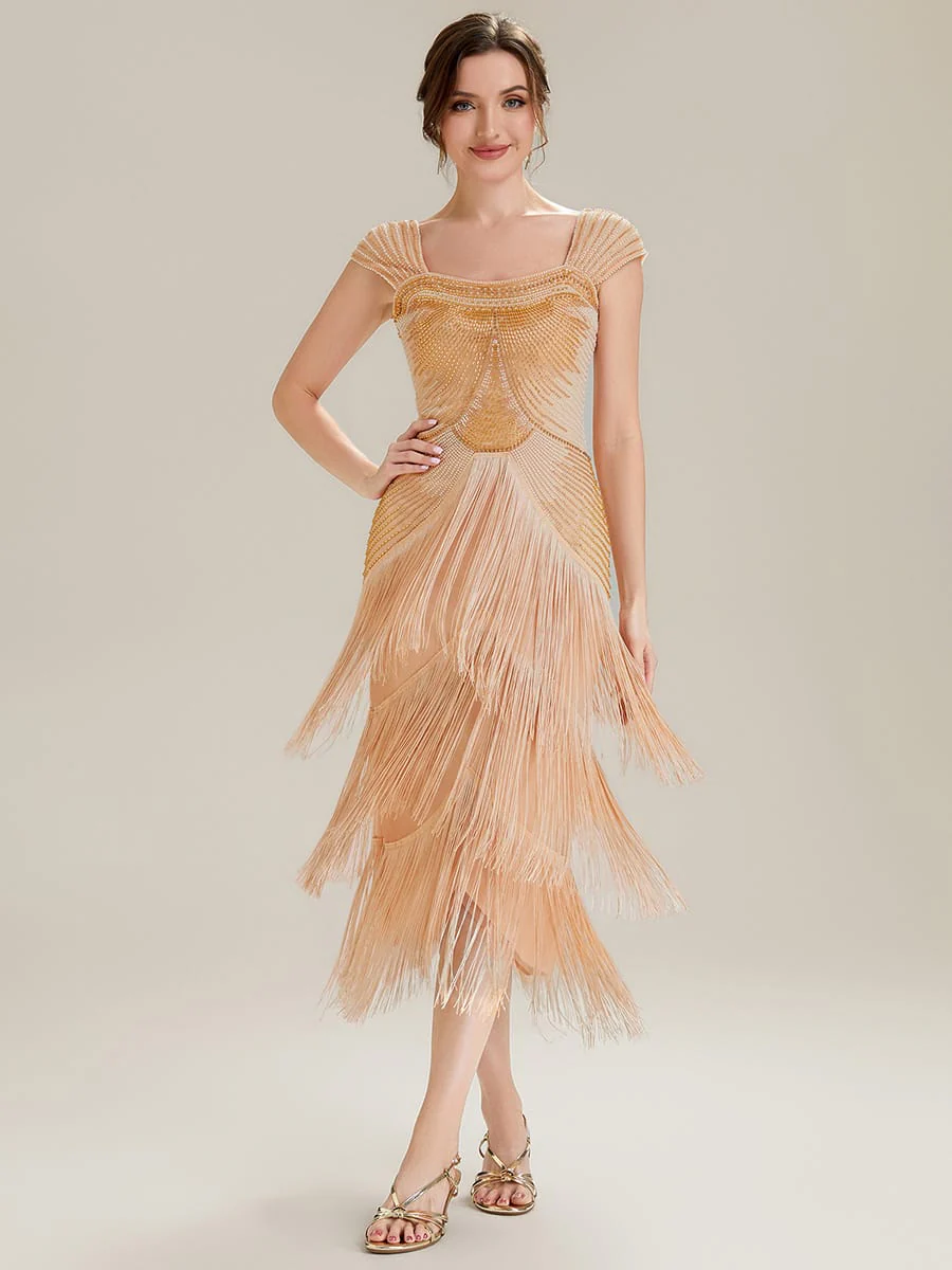 ever LUMINE|See-through Sequin Sleeveless Dress - Image 6
